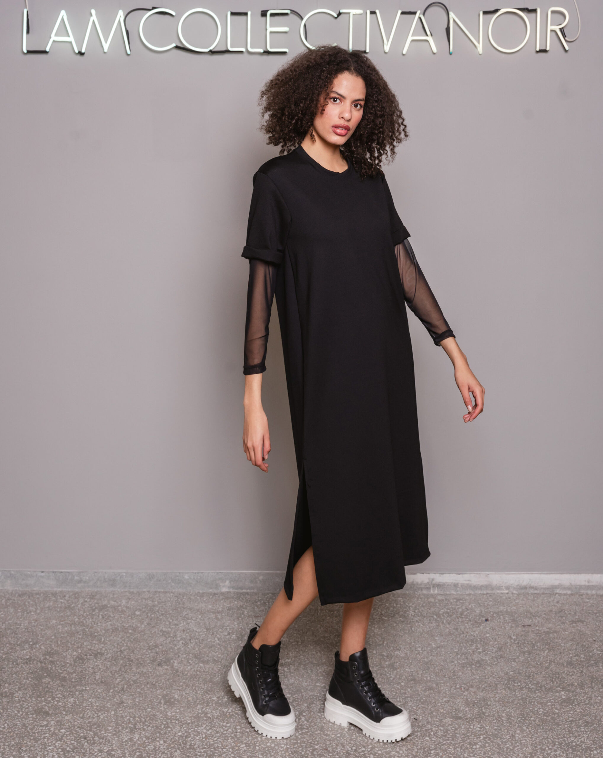 LOUDIN DRESS - BLACK (1) LOUDIN DRESS - Image 1