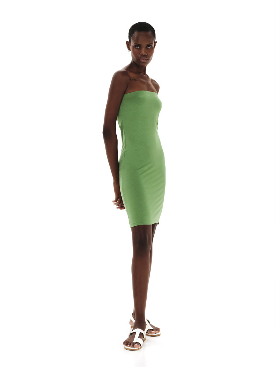 KOURBELA SS24 - S24202 Eco Vital, Strapless Mini Dress - Image 1