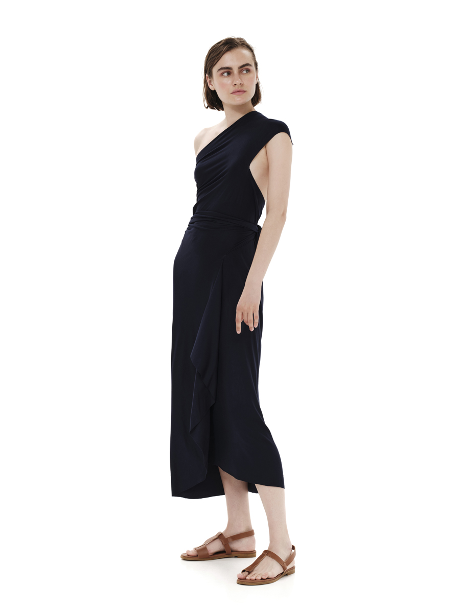 KOURBELA SS24 Liquid Comfort Liquid Comfort, Midi Dress - Image 1