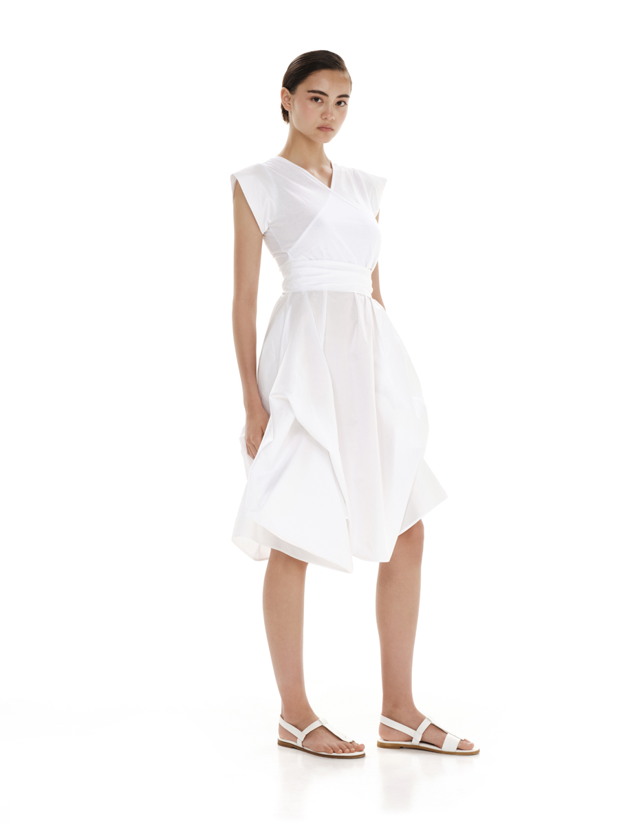 KOURBELA SS24 - S24252 (3) Unity In Diversity, Snowwhite Dress - Image 1
