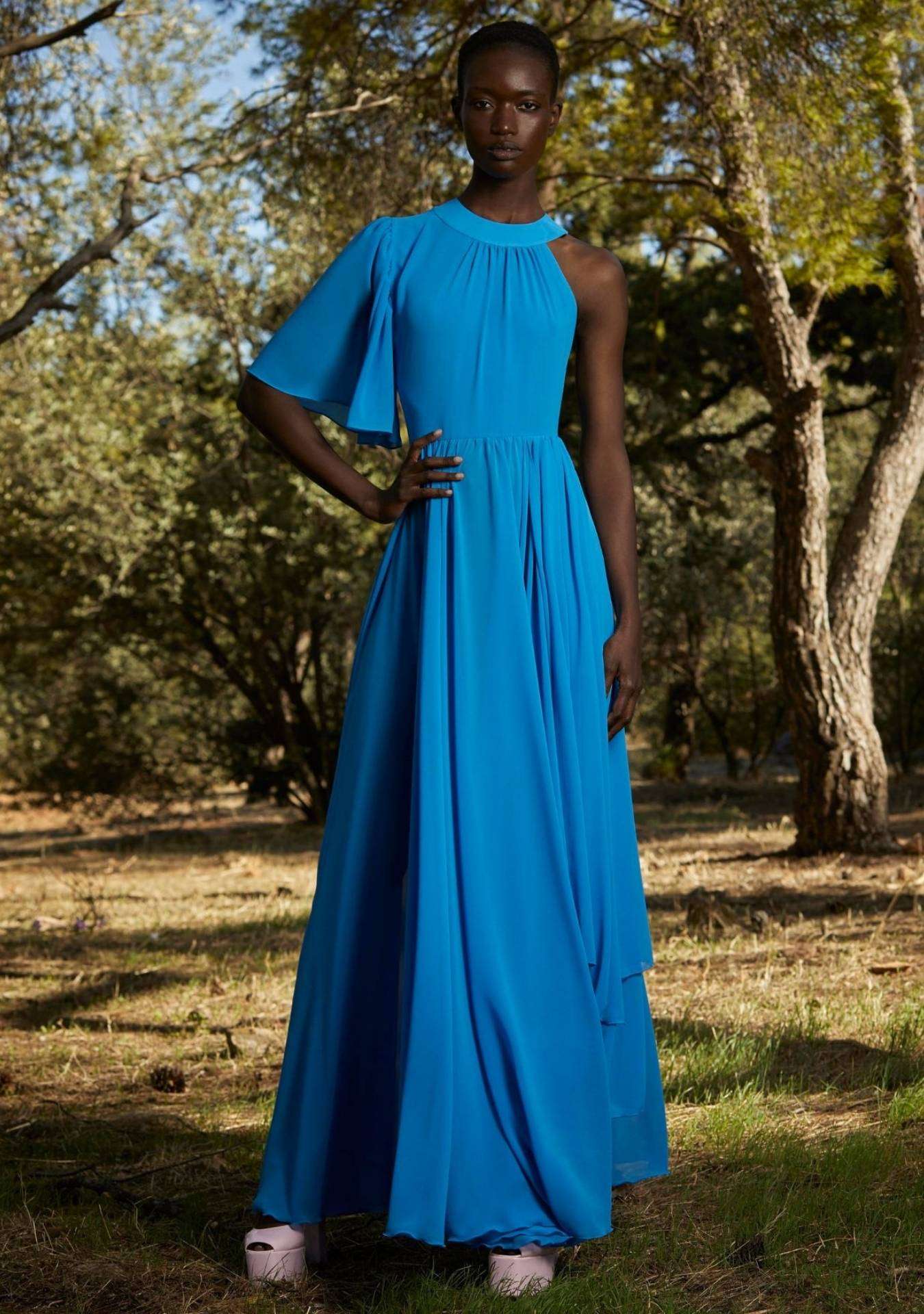 40 One shoulder layered dress - Image 1