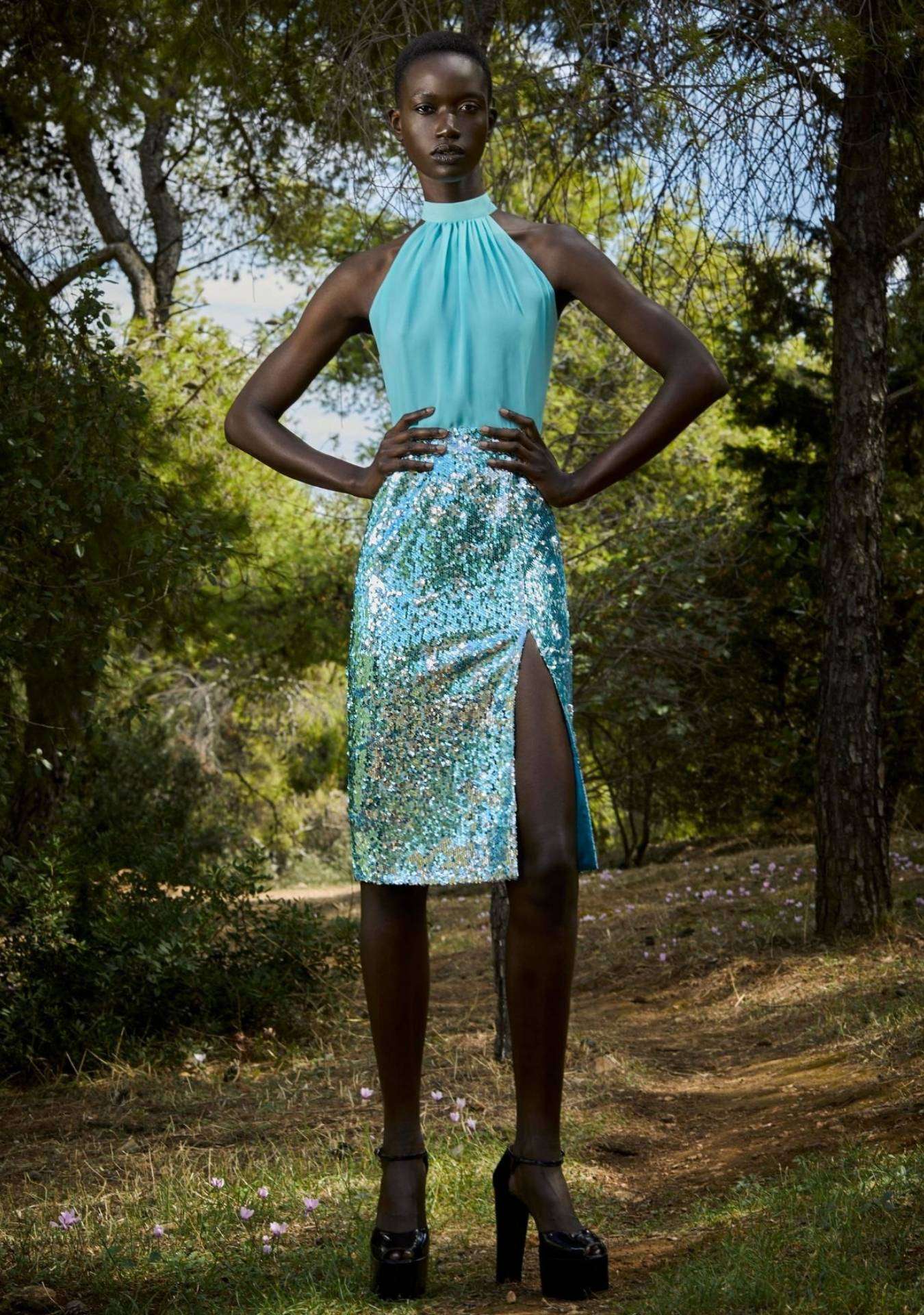 7 Split sequin dress - Image 1